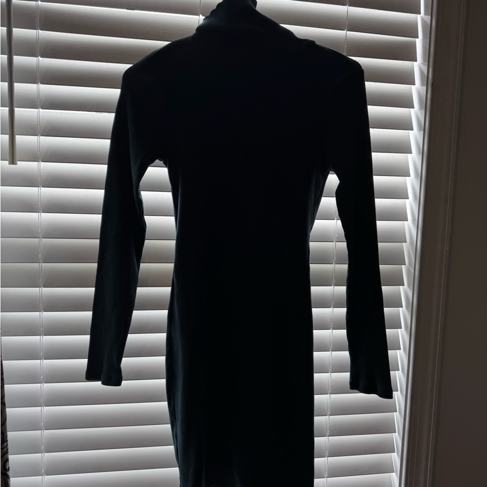 Old Navy Classic Teal Long Sleeve Dress with Turtle Neck
